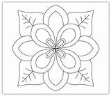 Flower Patterns Pattern Embroidery Hand Simple Embellished Zoom Please Click Imaginesque Block sketch template