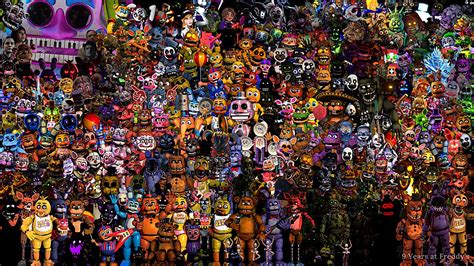 fnaf characters official rfivenightsatfreddys