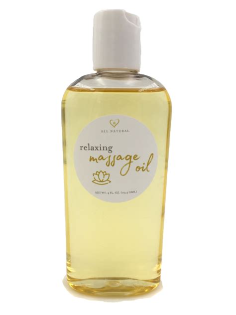 all natural relaxing massage oil