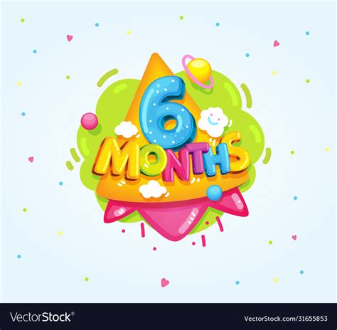 months baby royalty  vector image vectorstock