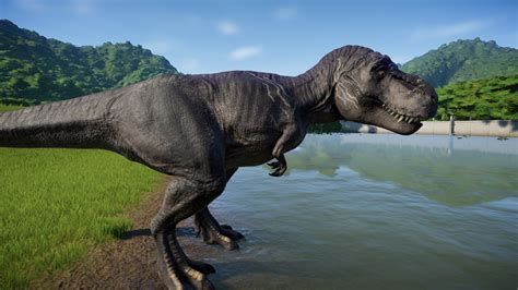 jurassic world rexy skin at jurassic world evolution nexus mods and