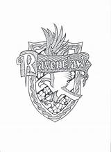 Ravenclaw Hufflepuff Striking sketch template