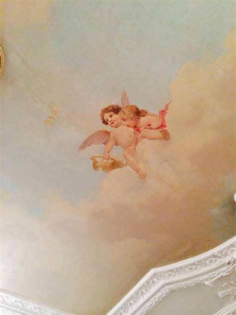 Painted Ceiling Aesthetic Art Aesthetic Painting Angel Art