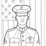 Marines Coloriage Designlooter Militaire Veterans Uteer sketch template