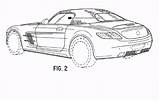 Sls Amg Roadster Mercedes Sketches First Automotorblog sketch template