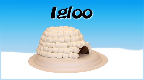marshmallow igloo craft youtube