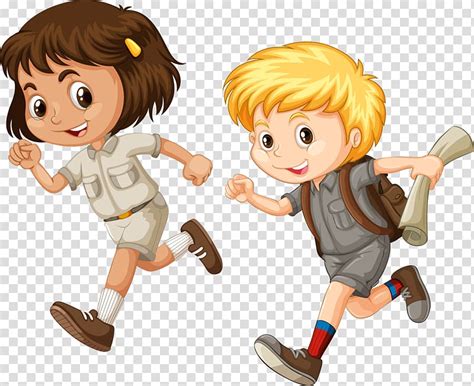 girl  boy running illustration child running cartoon illustration cute cartoon kids run