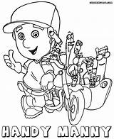 Coloring Pages Handy Manny sketch template