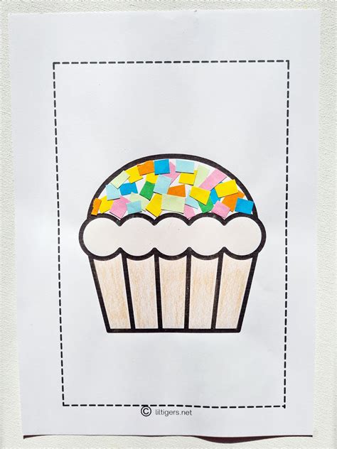 cupcake stencil cut  templates