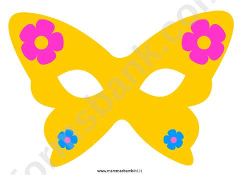 butterfly mask template printable