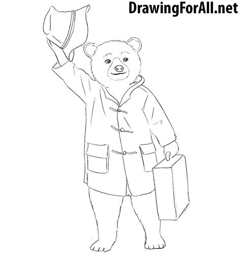 draw paddington bear drawingforallnet