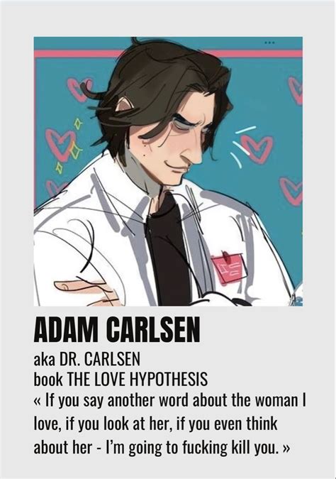 adam carlsen polaroid em  personagens de livros sugestoes de
