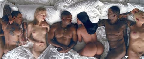 kanye west and the nude famous people