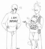 Undertale Coloring Pages Papyrus Sans Grillby Go Funny Frisk Lost Fanart Found Gaster Memes Au Printable Ifunny Deviantart Template Sketch sketch template
