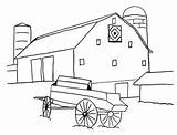 Barn Coloring Pages Quilt Amish Block Drawing Easy Old Getdrawings Farm Color County Red Simple Roof Print Quilts Printable Scene sketch template