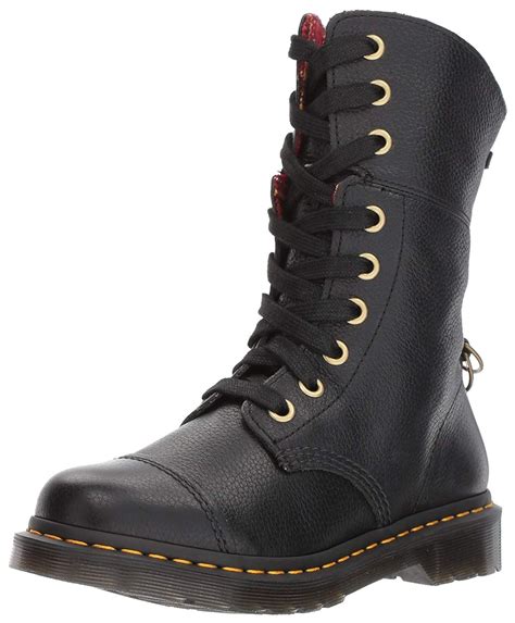 dr martens womens aimilita black aunt sally leather fashion boot find