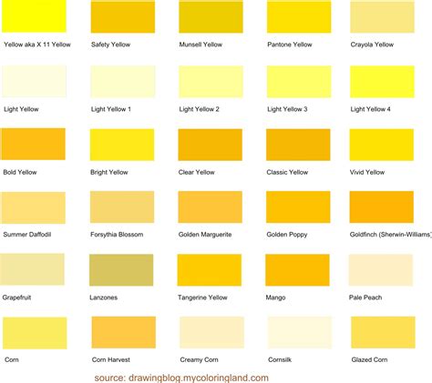 shades  yellow color palette harunmudak