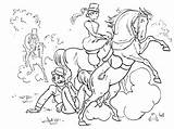 Coloring Pages Barrel Racing Horse Jumping Grandparents Happy Book Library Clipart Popular sketch template