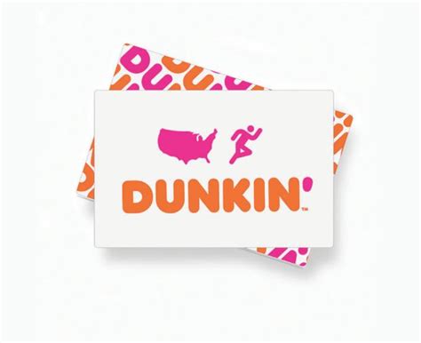 printable dunkin gift card