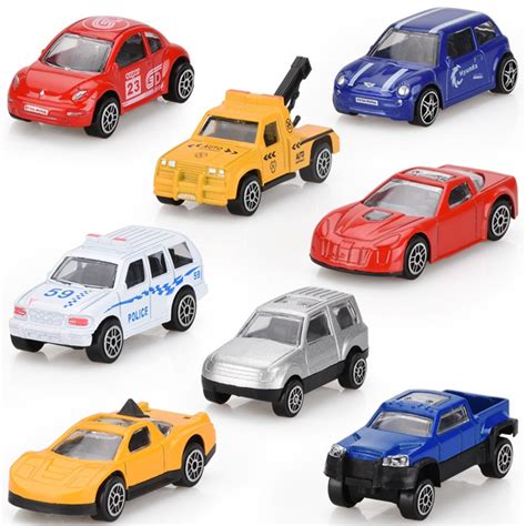 pcs mini metal alloy diecast cars models toys vehicles  children
