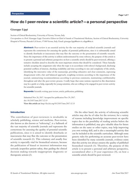 scientific review summary examples critical review  scientific