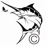 Marlin Blue Clipart Pages Coloring Fish Outline Para Clip Tribal Vector Cliparts Drawings Pesca Drawing Pez Peces Swordfish Getcolorings Tuna sketch template