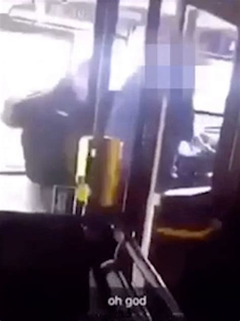 Bus Driver Viciously Attacked In Front Of Shocked Passengers As He Sits
