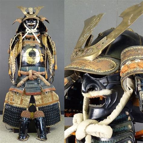 yoroi gietijzer japans samurai armor ando clan mon