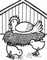 Farm Coloring Pages Printable Sheets Getcolorings Colouring Print Preschool Color sketch template