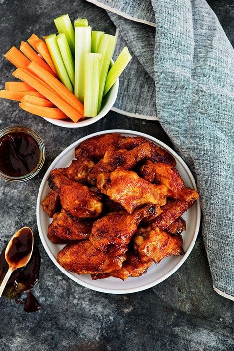 Honey Bbq Baked Chicken Wings Recipe