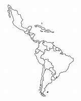 Mapa Latinoamerica Latina Croquis Mudo Latinoamericano Latinoamérica Politico Emergente Países Continente Calcar Trienal Civilizacion Laminas América Mapas Reduction Uwosh Siluetas sketch template