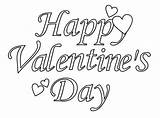 Happy Valentines Coloring Pages sketch template