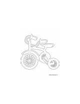 Coloring Tricycle Kids sketch template
