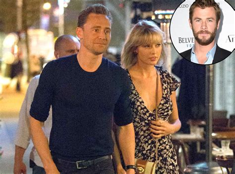 chris hemsworth weighs in on taylor swift and tom hiddleston s romance