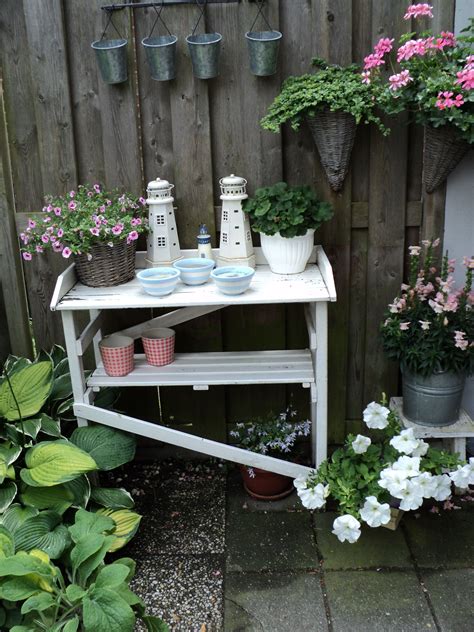 witte oppottafel garden table furniture home decor garten decoration home room decor lawn