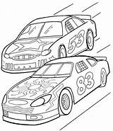 Coloring Pages Sprint Car Getdrawings sketch template