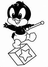 Looney Tunes Pintar Coloriage Daffy Origamiami Toons Bebes Bébé Trafic Desenelor Bebelusii Colorat Planse Coloriages sketch template