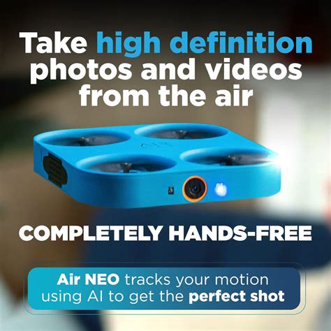 air neo ai powered autofly camera drone goalcast