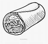Burrito Clipartkey sketch template