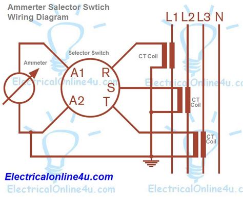 ammeter selector switch wiring diagram explanation electrical