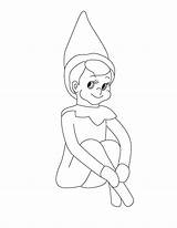 Coloring Pages Elf Adults Printable Color Getcolorings Print sketch template