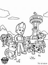 Paw Patrol Coloring Pages Print Color Printable Sheets Kids Book Cartoon Disney Visit Ages Crazy Christmas sketch template