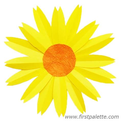 images  sunflower center cut  template printable flower