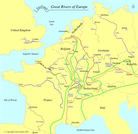 great rivers  europe