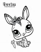 Pet Coloring Pages Littlest Shop Bunny Little Color Rock Getcolorings Buttercream Getdrawings Template sketch template