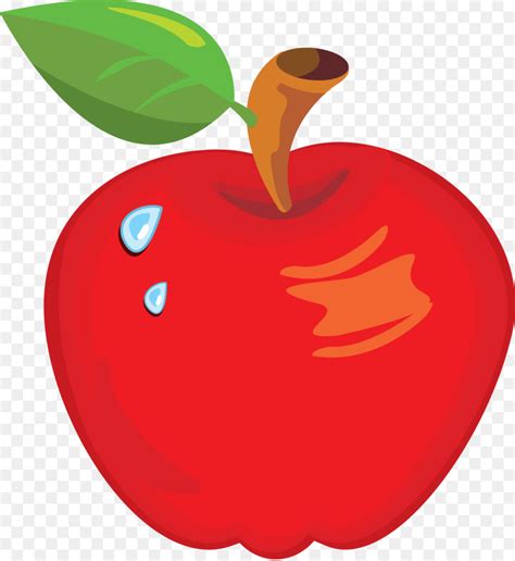 gambar apel merah animasi moa gambar