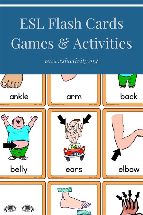 tefl flash cards games activities