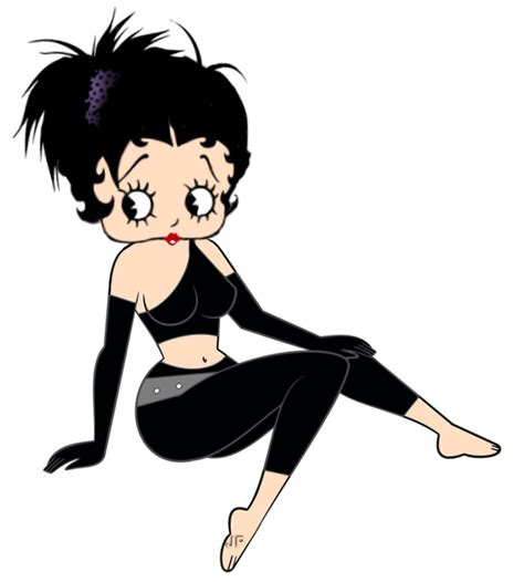 Black Outfit Black Betty Boop Betty Boop Cartoon Betty