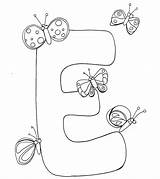 Letter Coloring Pages Color Printable Toddler sketch template