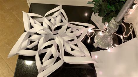 How To Make A Paper Snowflake🎄 Youtube